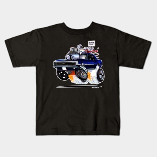 RAT POWER 1968 Blue Camaro Kids T-Shirt